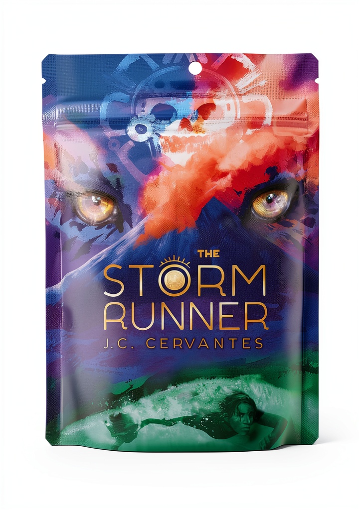 Installing Rick Riordan Presents Digital - Storm Runner (Illustrated Edition) on a wooden desk