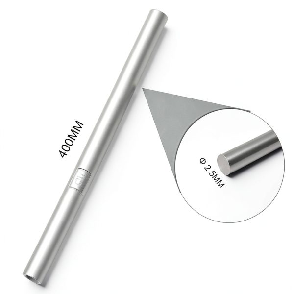YOXMULK Stainless Steel Rods 2.5MM x 400MM Pack of 10 Commercial Grade-1