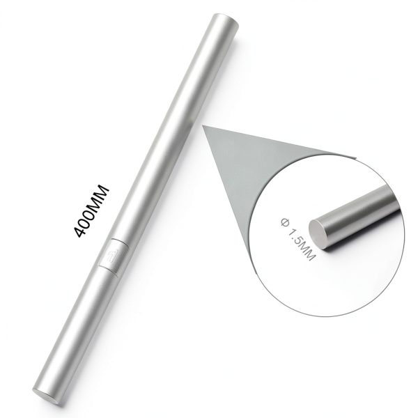 YOXMULK Stainless Steel Rods 1.5MM x 400MM 20pcs Silver-1