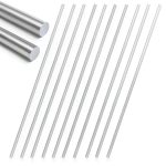 YOXMULK Stainless Steel Rods 1mm x 300mm Pack of 10 Commercial Grade-0