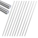 YOXMULK Stainless Steel Rods 2.5MM x 400MM Pack of 10 Commercial Grade-0