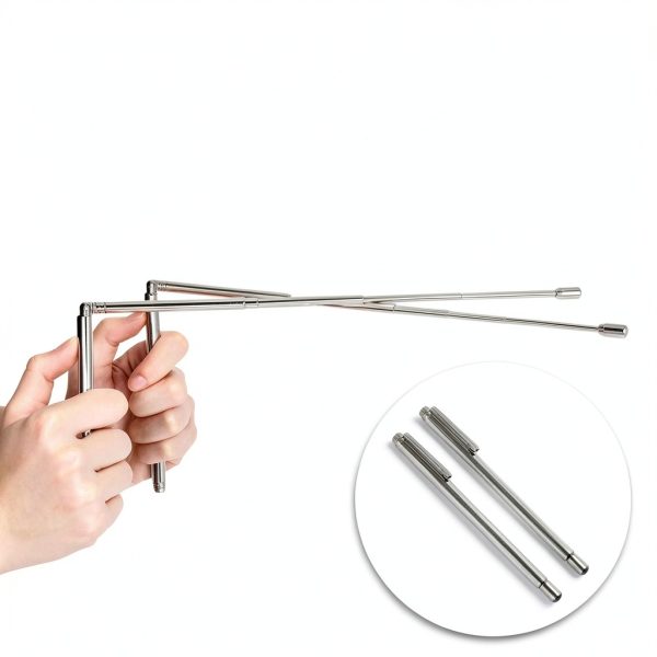 Dowsing Rods MBAIYO Retractable Stainless Steel Divining Rods 2 Pack-3