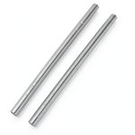 304 Stainless Steel Rods LepoHome 2PCS 6.35mm (1/4in) 12in Lathe Bar-0