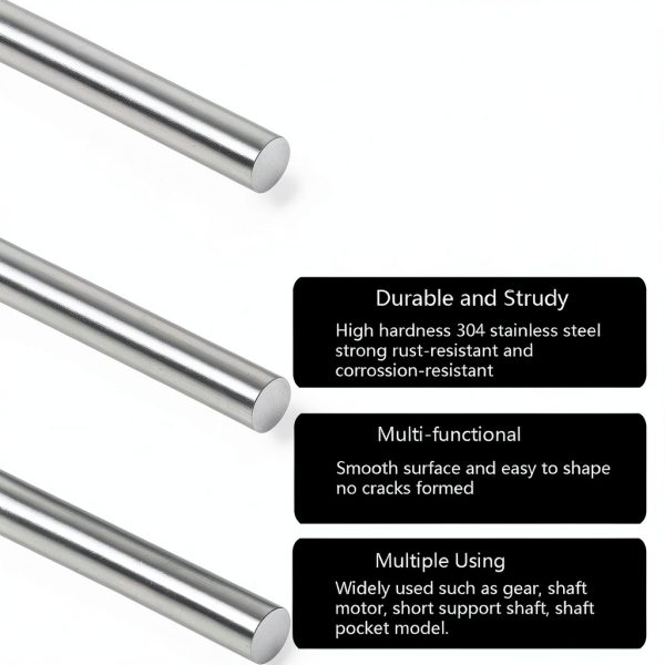 Stainless Steel Rod 4Pcs 12mm x 406mm LZZOEAGH 304 Rust‑Resistant-2