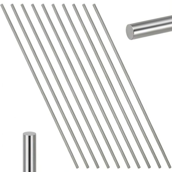 304 Stainless Steel Round Shaft Rods 2mm x 150mm 10pcs by Favordrory-0