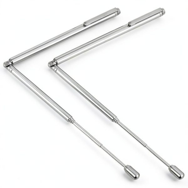 Dowsing Rods MBAIYO Retractable Stainless Steel Divining Rods 2 Pack-0
