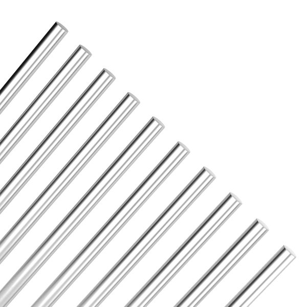 304 Stainless Steel Round Rod by MewuDecor 5mm x 250mm 5pcs-4
