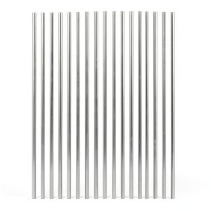24Pcs 304 Stainless Steel Round Rod, 3mm x 300 mm Metal Solid Shaft Rods, Lathe Bar Stock for DIY Crafts Model Car Helicopter Airplane-0