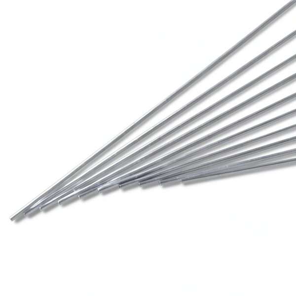 uxcell 1mm x 500mm Stainless Steel Round Rod, Metal Solid Shaft Rods Lathe Bar Stock for DIY Crafts Model Car Helicopter Airplane 10pcs-0
