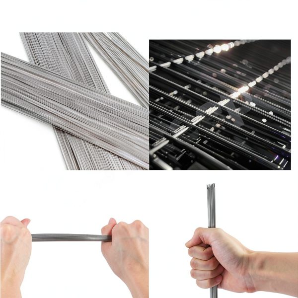 Swpeet 104Pcs 12 Sizes 0.3 mm, 0.4 mm, 0.5 mm, 0.6 mm, 0.8 mm, 1 mm, 1.2 mm, 1.4 mm, 1.6 mm, 1.8 mm, 2 mm, 3 mm 40cm-16 Length Stainless Steel Rods Sets-6