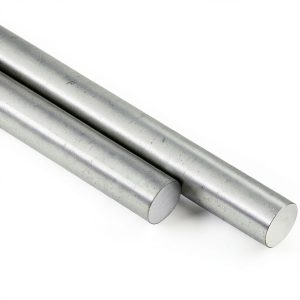 Gisafai 2 Pcs 316 Stainless Steel Rod 1/4''(6mm) Diameter 24 Inch (610mm) Length Solid Round Bar Metal Shaft Rods for DIY Craft Industry Metal Working-0