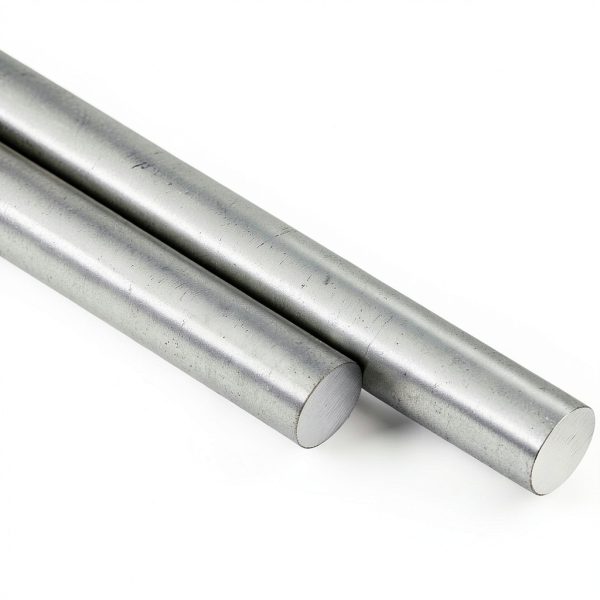 Gisafai 2 Pcs 316 Stainless Steel Rod 1/4''(6mm) Diameter 24 Inch (610mm) Length Solid Round Bar Metal Shaft Rods for DIY Craft Industry Metal Working-0