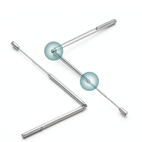 Dowsing Rods MBAIYO Retractable Stainless Steel Divining Rods 2 Pack-2