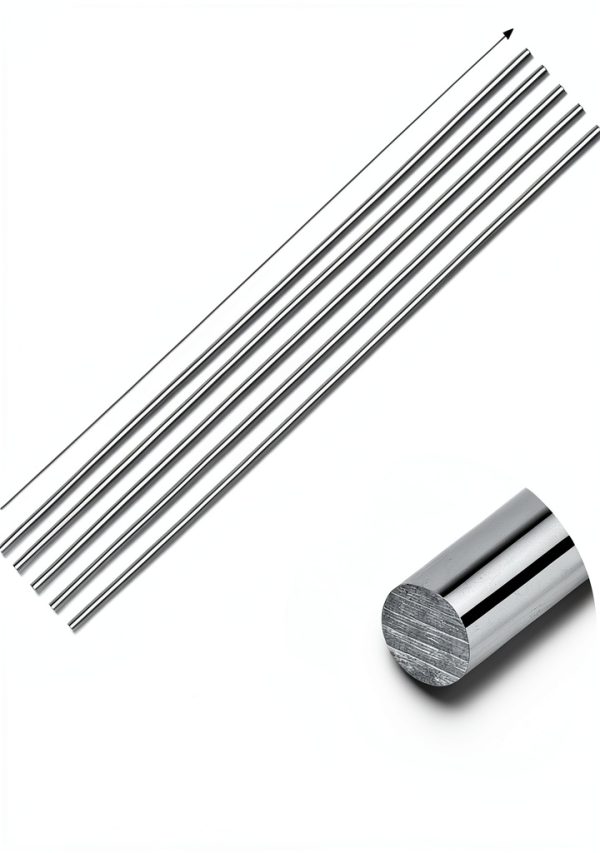 5 PCS 6mm 304 Stainless Steel Rods CHUAN JING Solid Round Rods for DIY-1