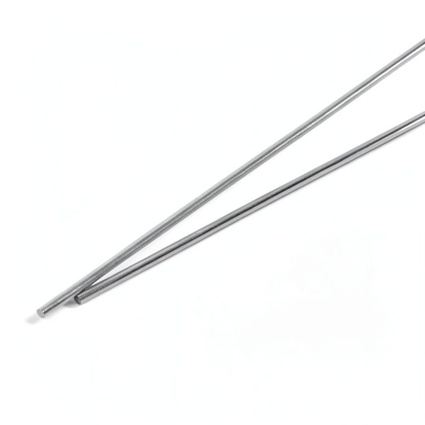 MECCANIXITY 3/16 Inch x 12 Inch 304 Stainless Steel Solid Round Rods Metal Lathe Bar Stock for DIY Craft 2 Pcs-0