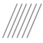304 Stainless Steel Round Rod by MewuDecor 5mm x 250mm 5pcs-0