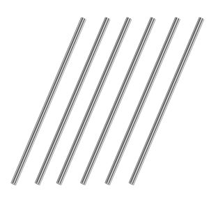 304 Stainless Steel Round Rod by MewuDecor 5mm x 250mm 5pcs-0