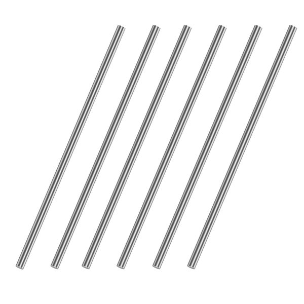 304 Stainless Steel Round Rod by MewuDecor 5mm x 250mm 5pcs-0