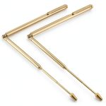 2Pcs Dowsing Rods, Retractable Stainless Steel Divining Rods Portable Pen Shape L Rod for Ghost Hunting Water Gold Energy Detection Paranormal Investigation-0