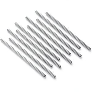 304 Stainless Steel Round Rod Eowpower DIY RC Model Car 100x4 mm-0