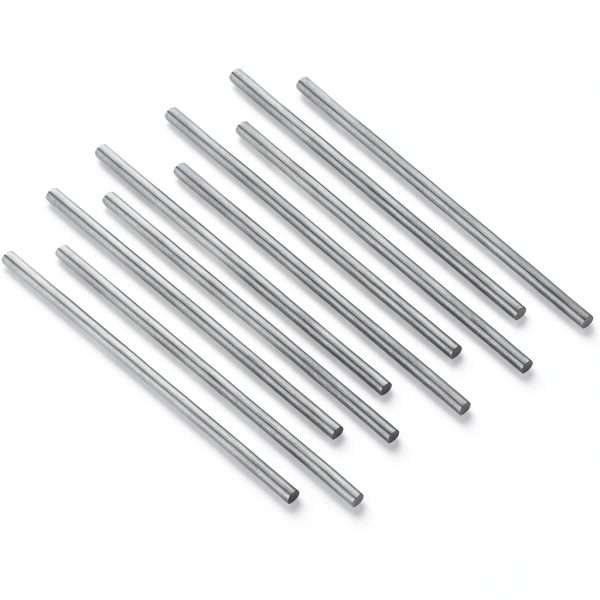 304 Stainless Steel Round Rod Eowpower DIY RC Model Car 100x4 mm-0