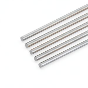 MECCANIXITY 304 Stainless Steel Round Rods, 6mm x 350mm Solid Shaft Rods for DIY Craft Model Car Helicopter Airplane, Pack of 5-0