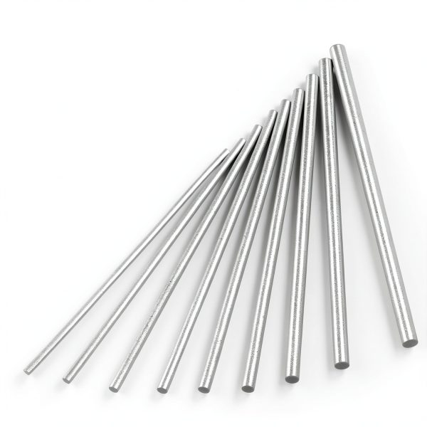 MECCANIXITY 304 Stainless Steel Round Rods, 6mm x 350mm Solid Shaft Rods for DIY Craft Model Car Helicopter Airplane, Pack of 5-3