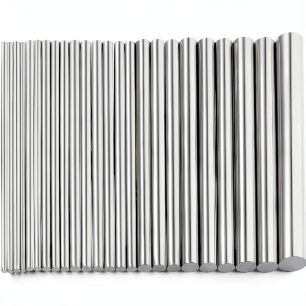 24 Pcs 304 Stainless Steel Round Rods Bar Assorted Diameter 1.5-8 mm for 100 mm Length with Plastic Storage Box Stainless Steel Stick for Drift Punches Various Shaft DIY Craft Models Plane Ship Cars-0