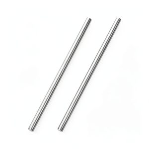 uxcell 6mm x 200mm 304 Stainless Steel Solid Round Rod 2pcs DIY Craft-0
